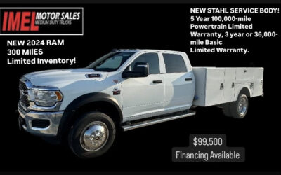 RAM truck with open service body