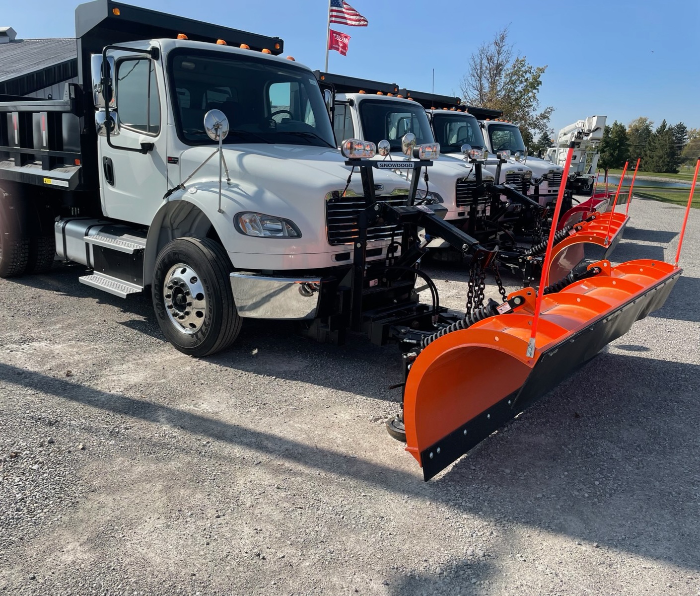 snow plow dump trucks for sale