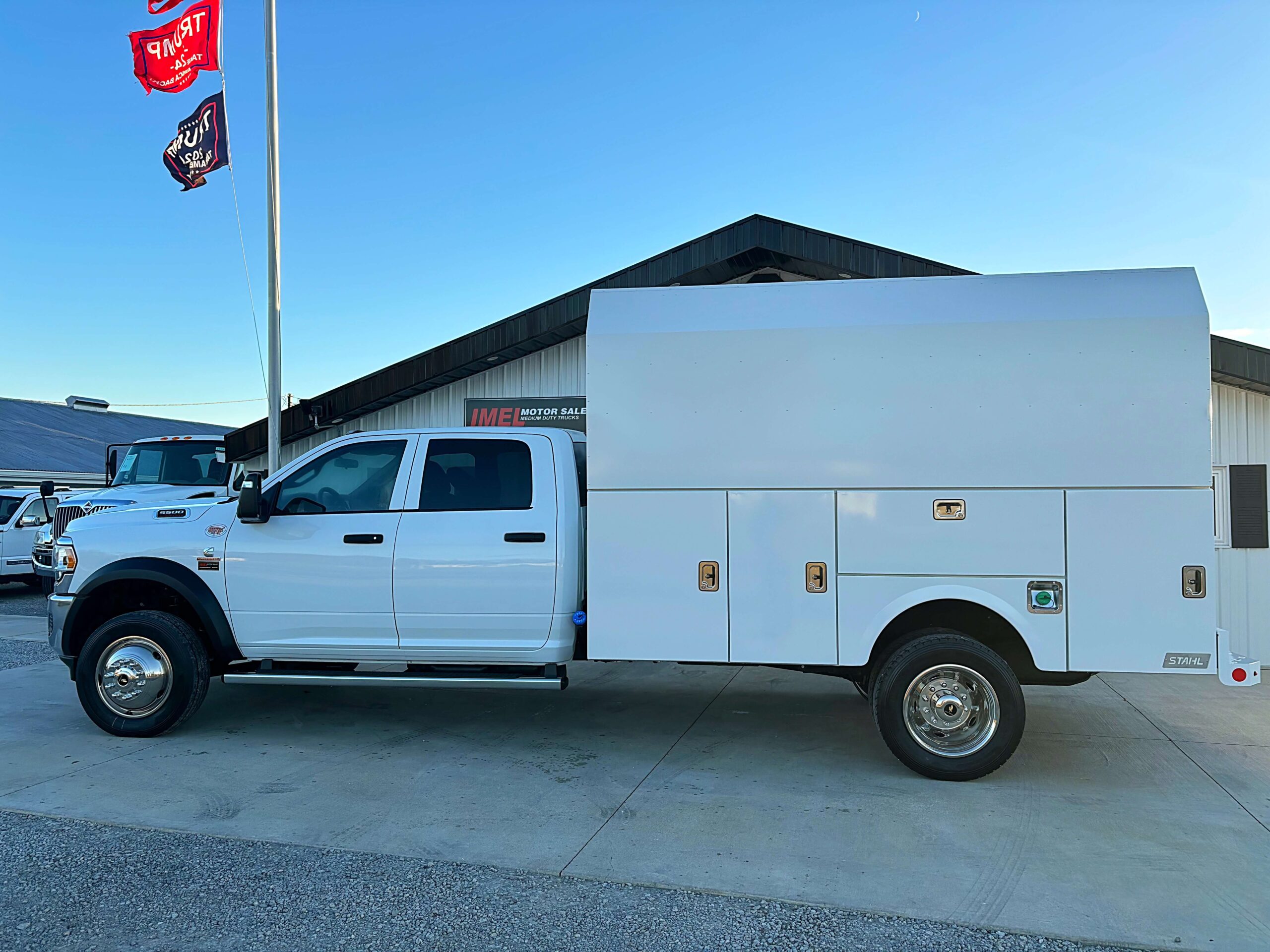 RAM enclosed service truck