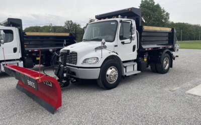 single axle dump plow trucks