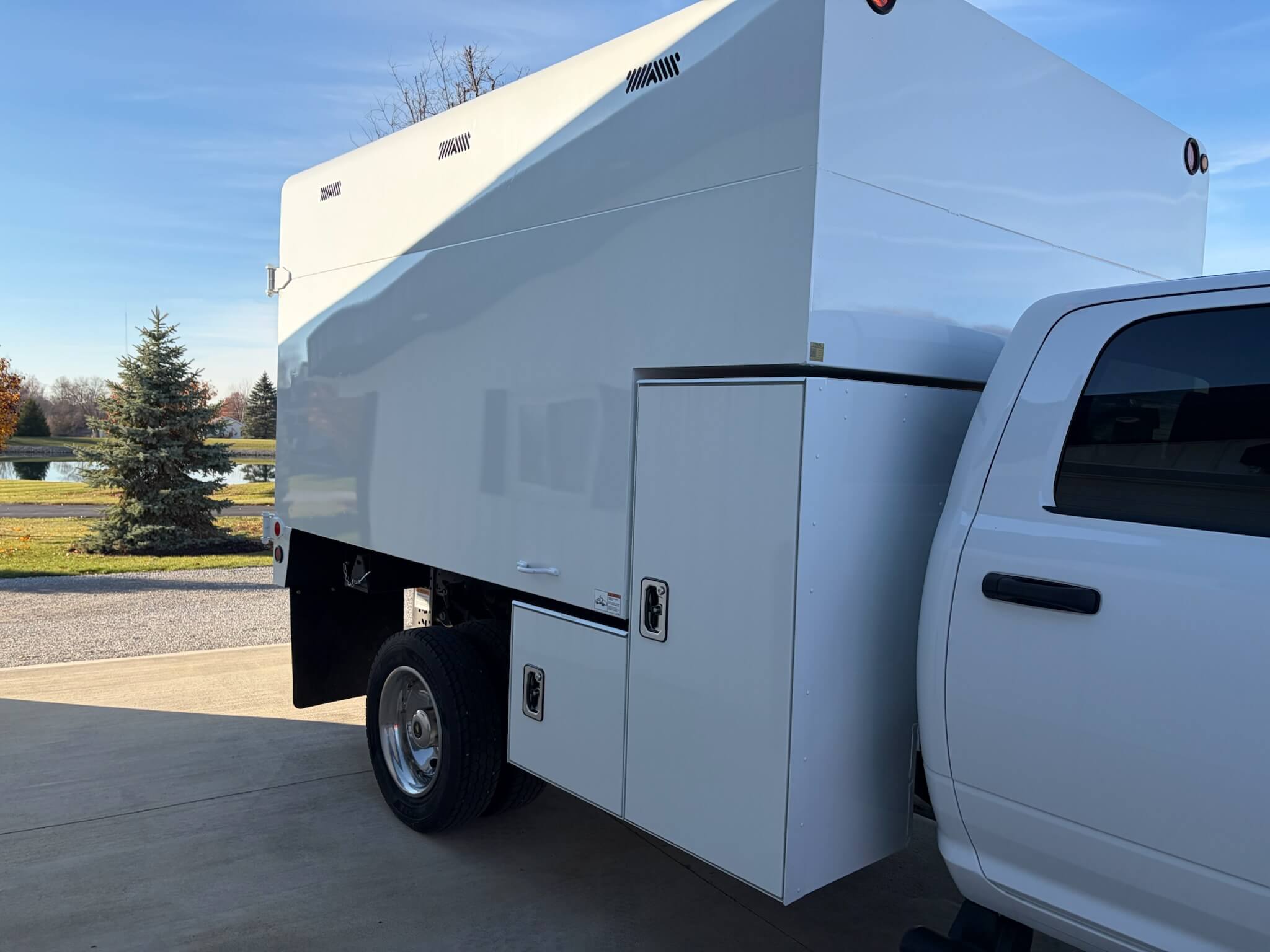 new chipper box trucks for sale